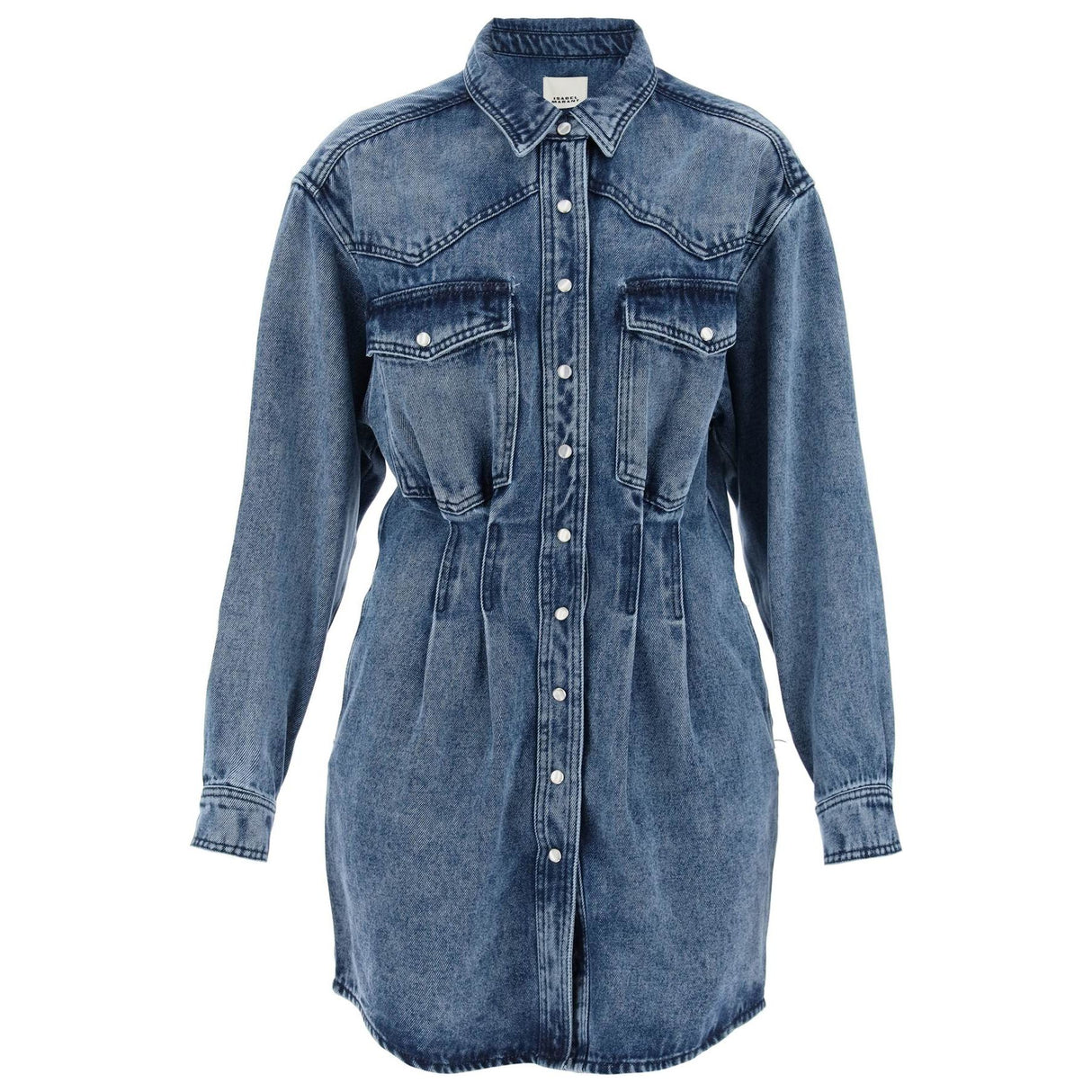 Liliko Denim Shirt Mini Dress