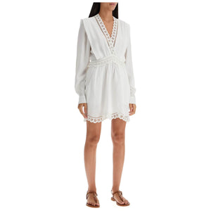 Felie Viscose Crêpe Lace Mini Dress