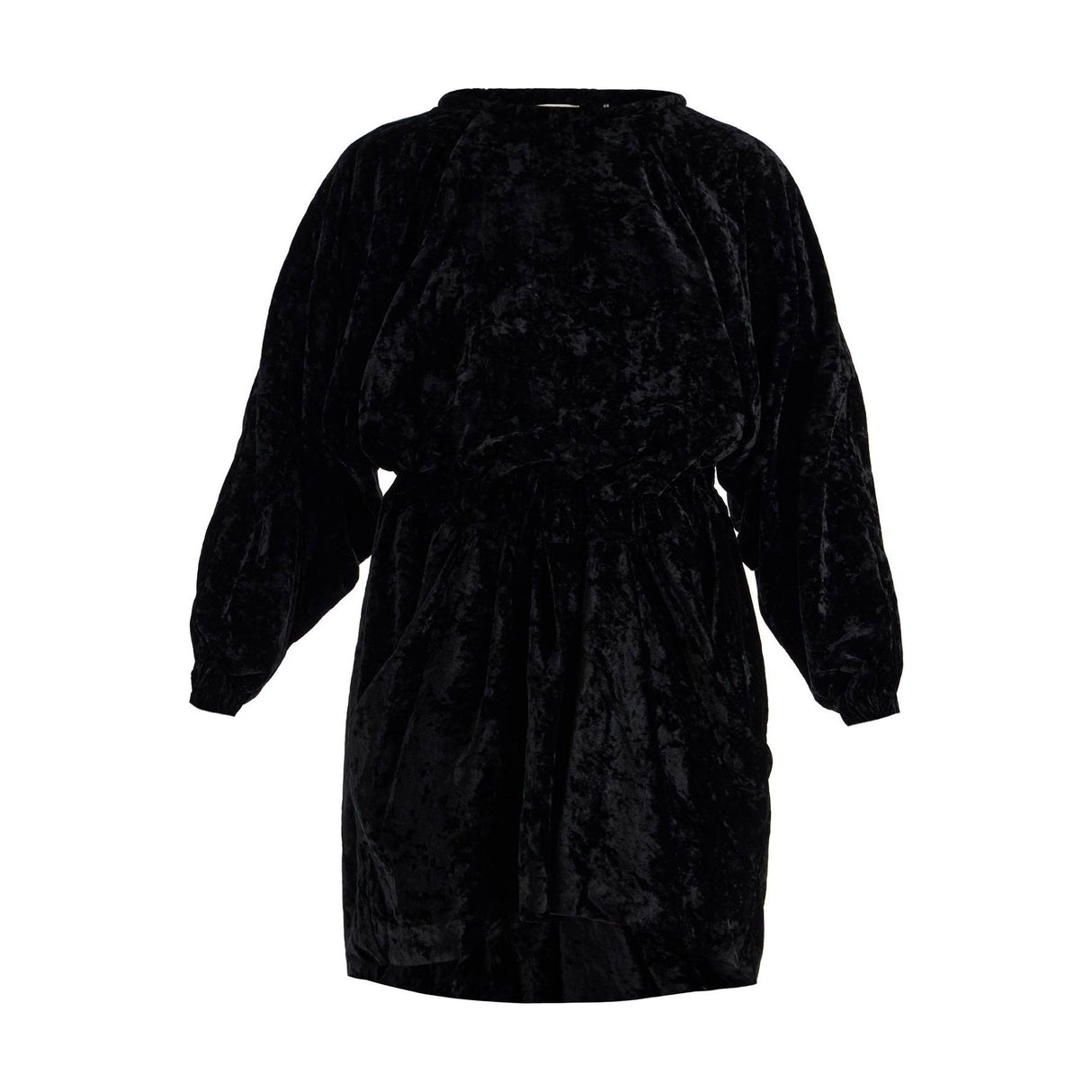 Lassie Ruched Velvet Mini Dress