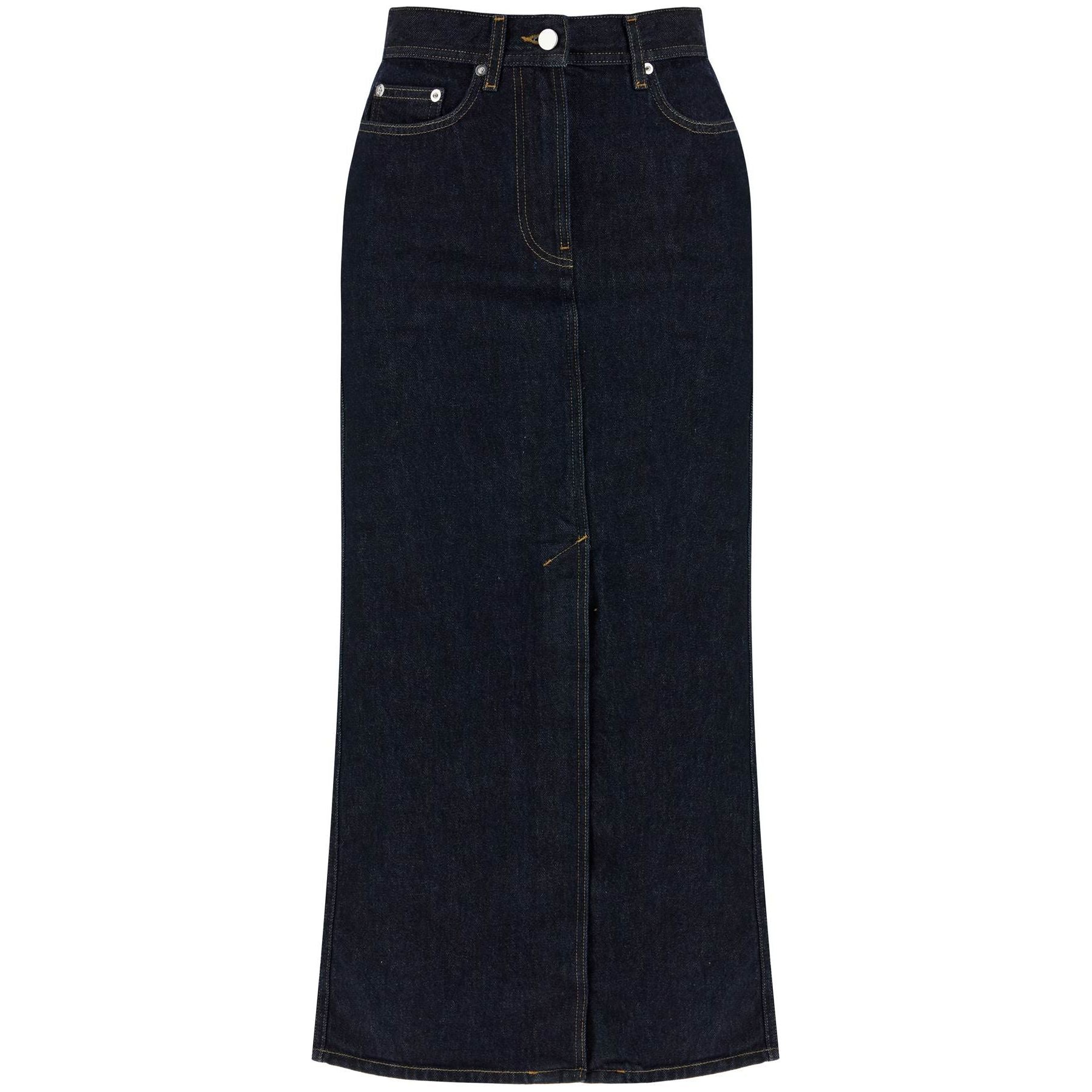 Organic Denim Midi Skirt Rona