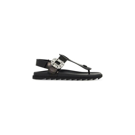 Leather Slidy Viv' Thong Sandals.