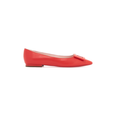 ROGER VIVIER-Gommettine Nappa Leather Ballerinas -JOHN JULIA.