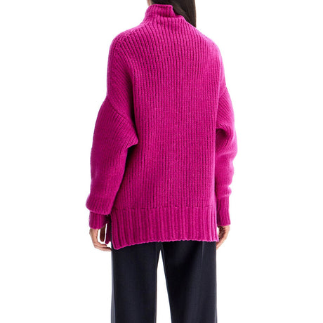 LANVIN-High Neck Wool Sweater -JOHN JULIA.