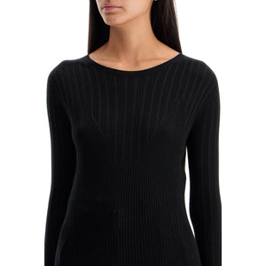 Ribbed Crewneck Sweater