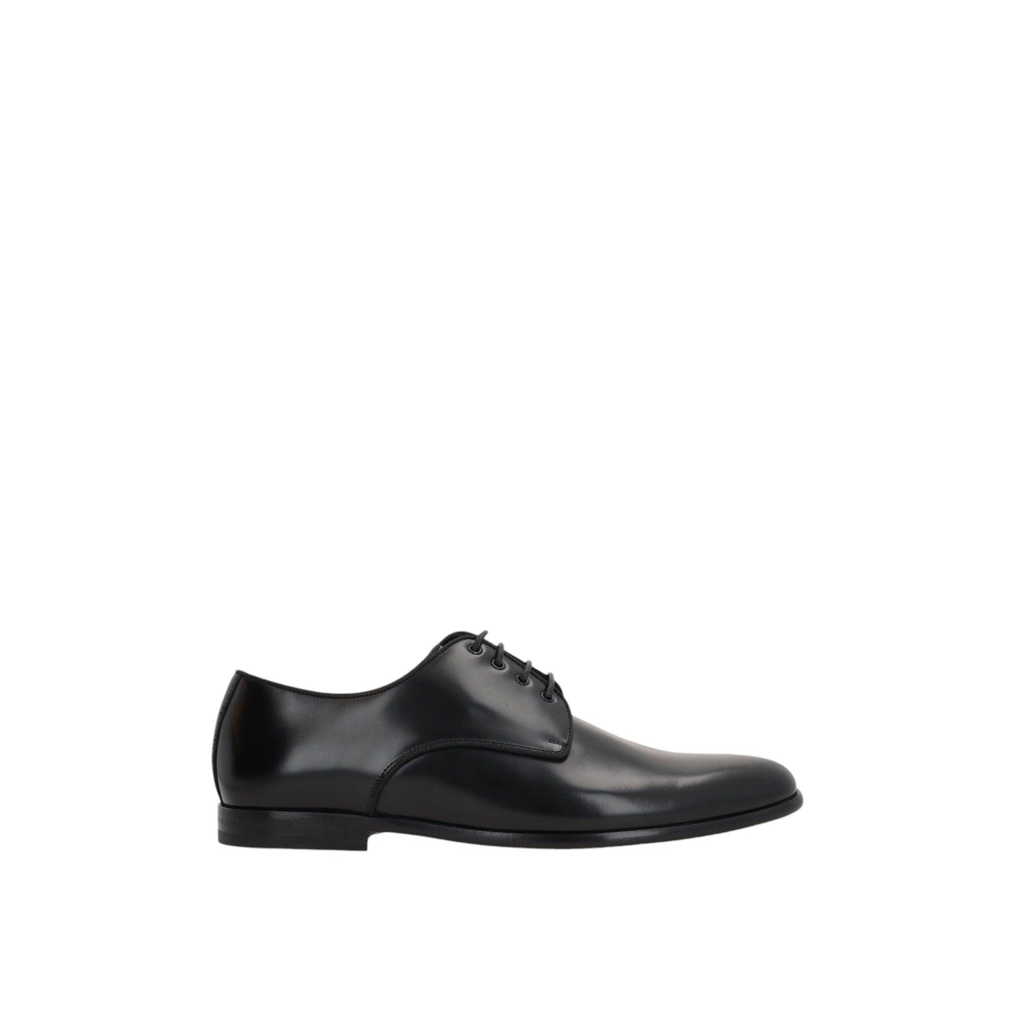 Raffaello Brushed Leather Derby Shoes-DOLCE & GABBANA-JOHN JULIA