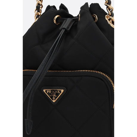 Re-Nylon Chain Bucket Bag-PRADA-JOHN JULIA