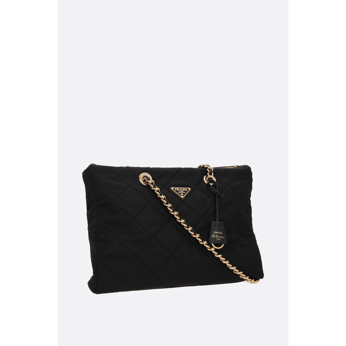 Re-Nylon Chain Shoulder Bag-PRADA-JOHN JULIA