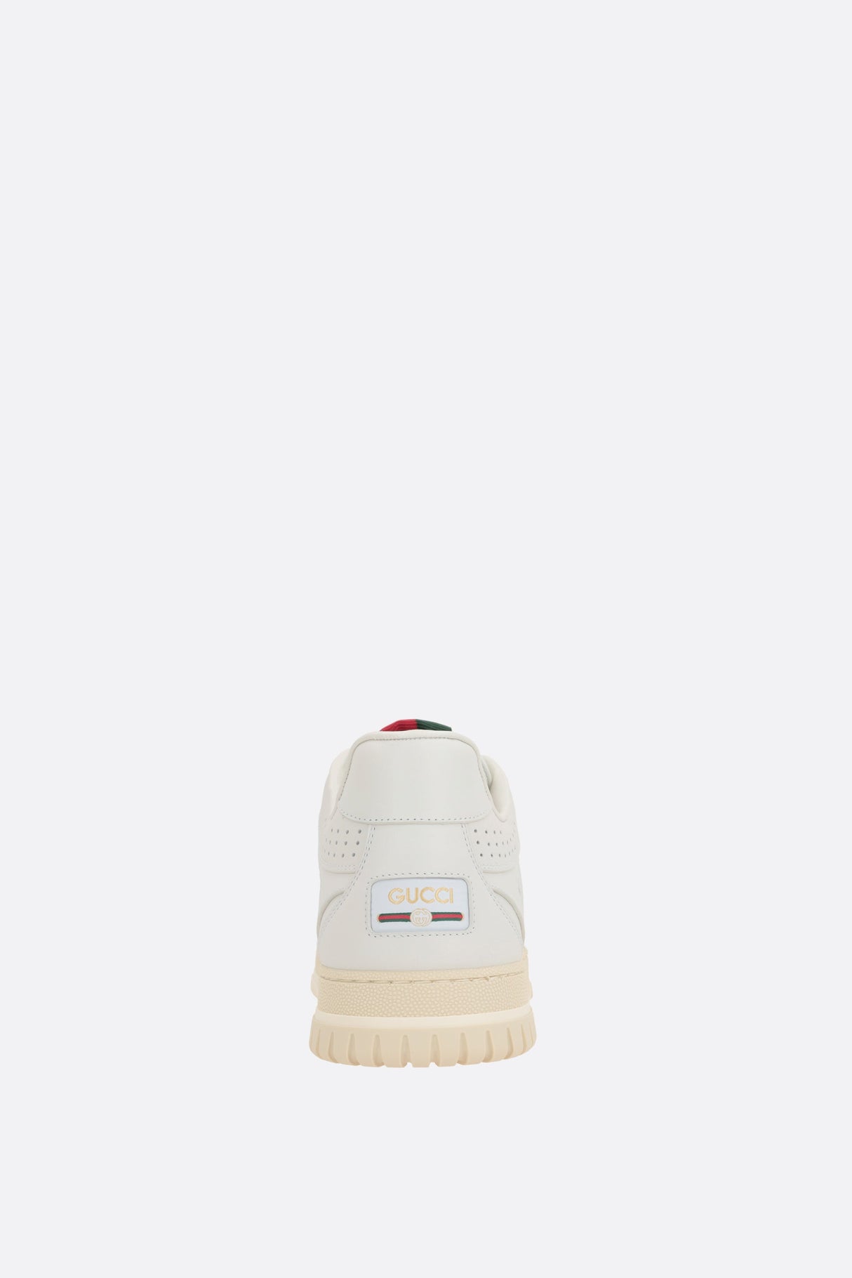 Re-Web Smooth Leather Sneakers-GUCCI-JOHN JULIA