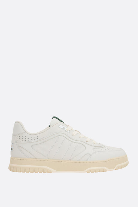 Re-Web Smooth Leather Sneakers-GUCCI-JOHN JULIA