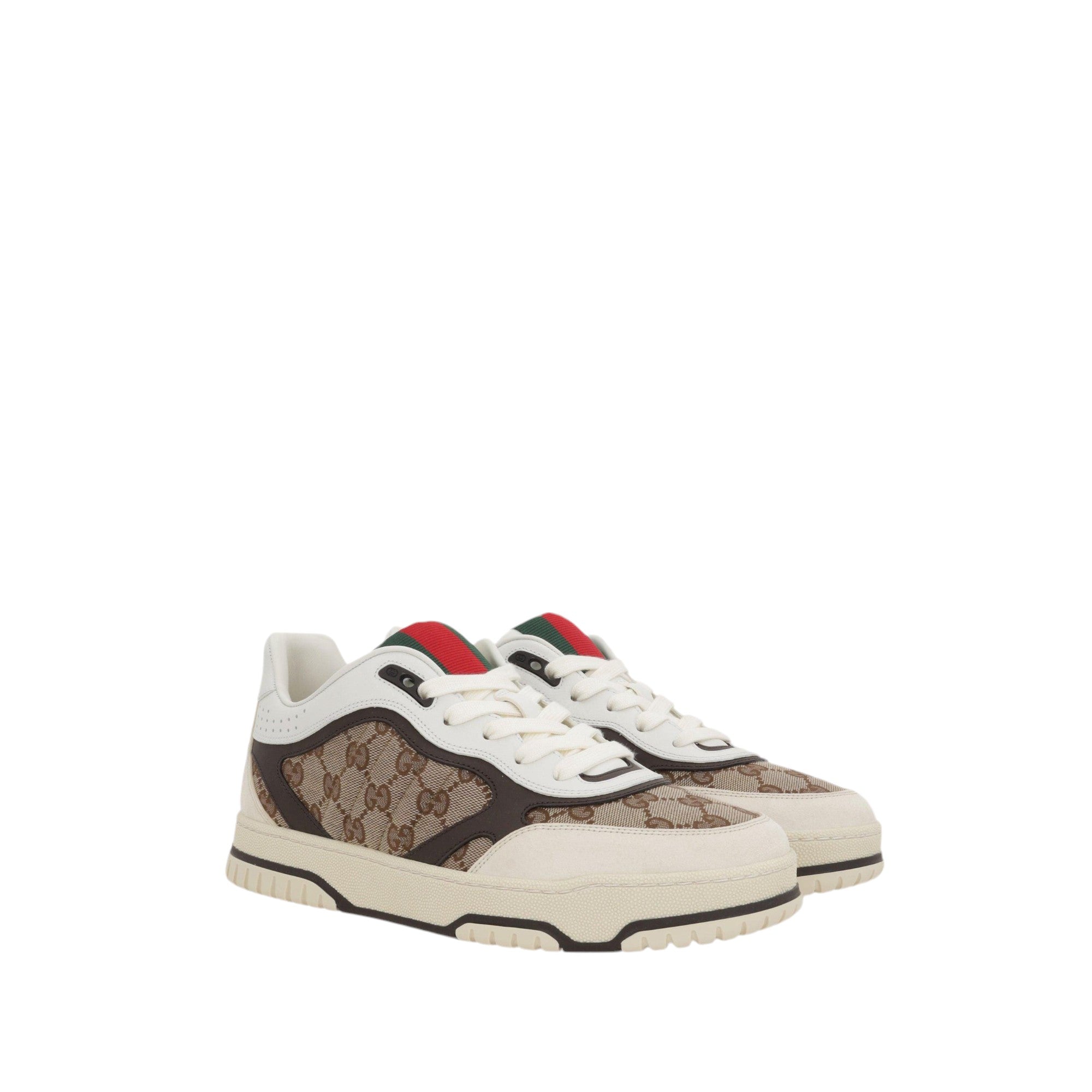 Re-web Mixed Material Sneakers-GUCCI-JOHN JULIA