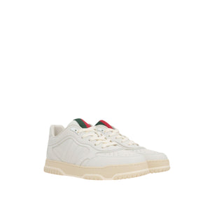 Re-web Smooth Leather Sneakers-GUCCI-JOHN JULIA