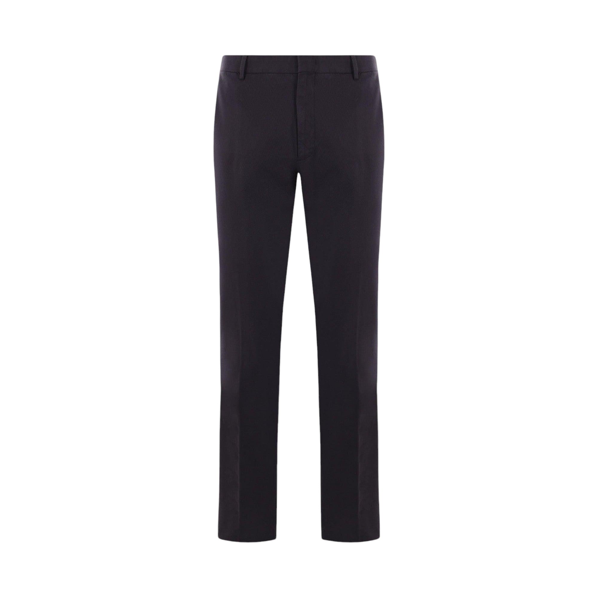 Regular-fit Gabardine Trousers-ZEGNA-JOHN JULIA