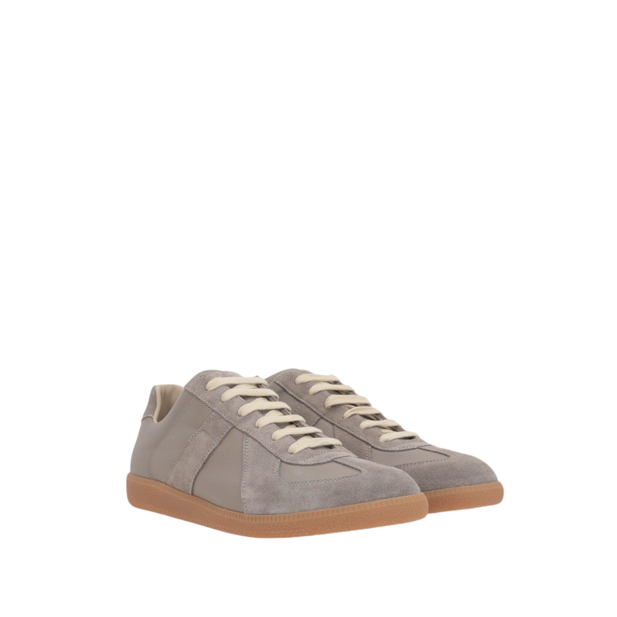 Replica Leather Suede Sneakers-MAISON MARGIELA-JOHN JULIA