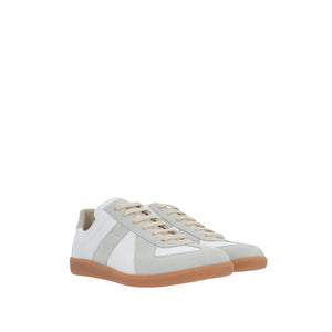 Replica Smooth Leather Suede Sneakers-MAISON MARGIELA-JOHN JULIA