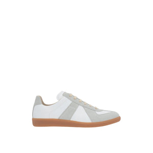 Replica Smooth Leather Suede Sneakers-MAISON MARGIELA-JOHN JULIA