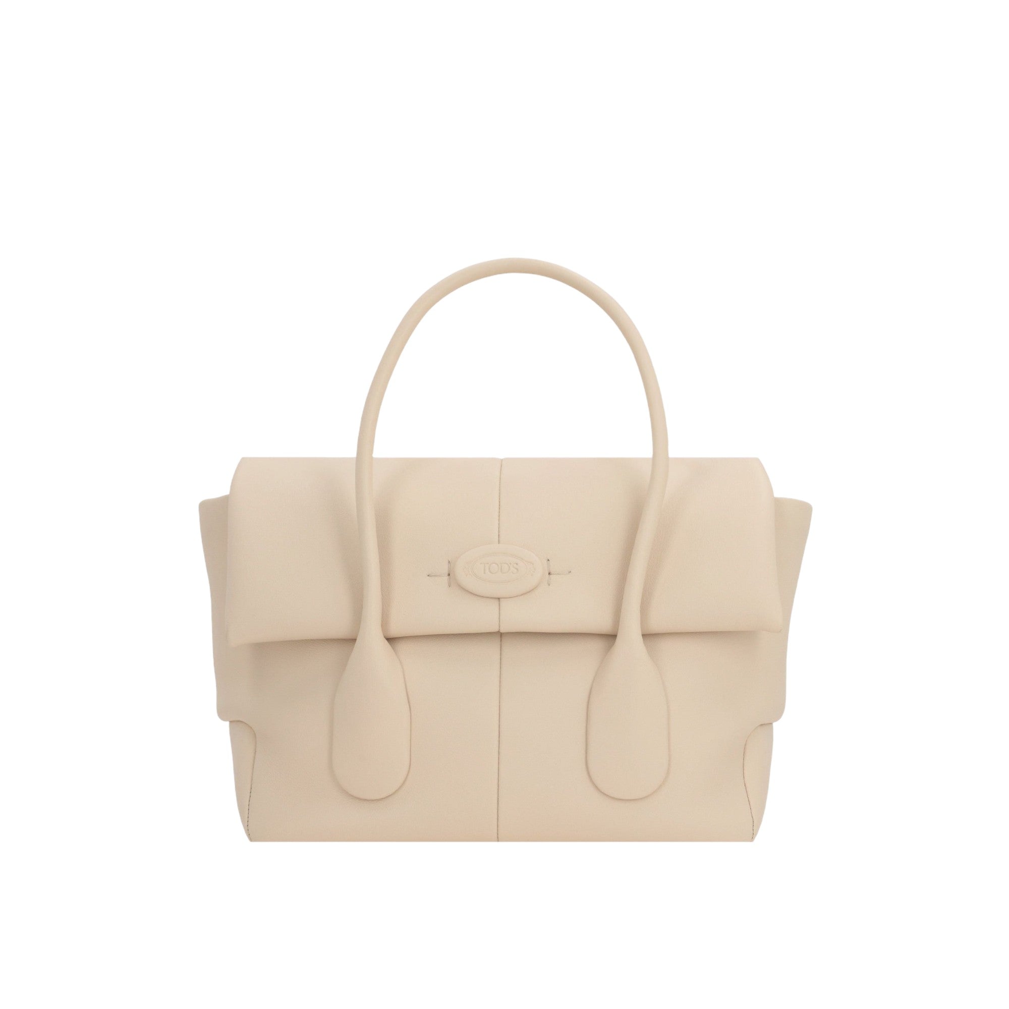 Reverse Small Smooth Leather Handbag-TOD'S-JOHN JULIA