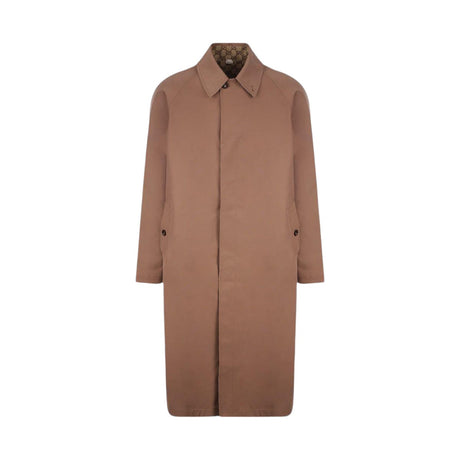 Reversible Polyester and GG Canvas Coat-GUCCI-JOHN JULIA