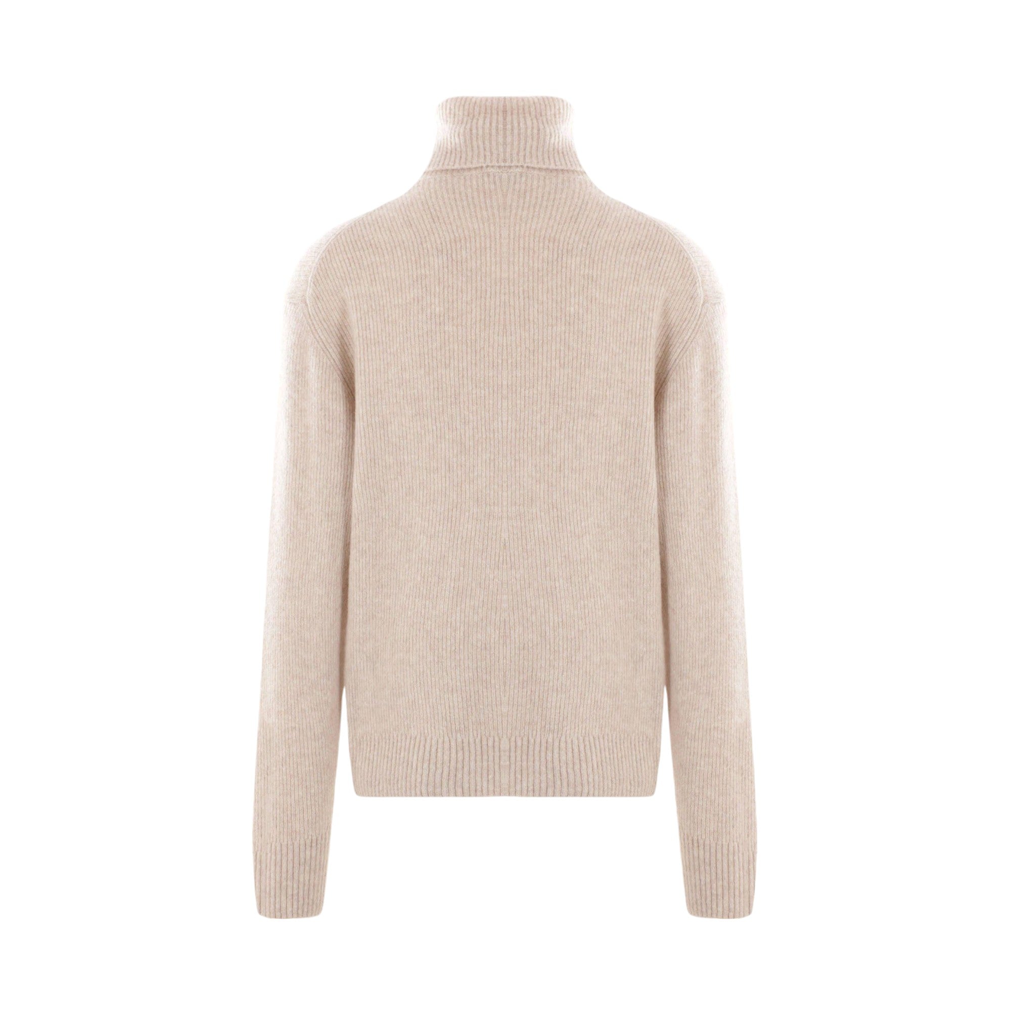 Ribbed Cashmere Silk Turtleneck-TOM FORD-JOHN JULIA