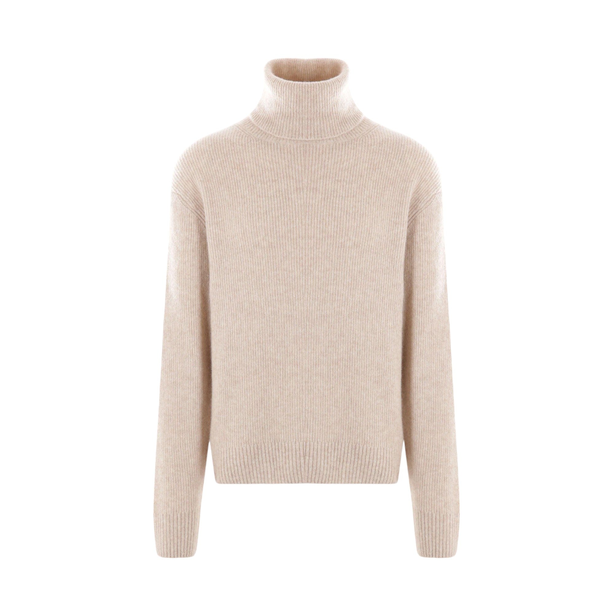 Ribbed Cashmere Silk Turtleneck-TOM FORD-JOHN JULIA