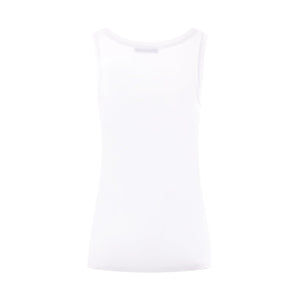 Ribbed Cotton Tank Top-PRADA-JOHN JULIA