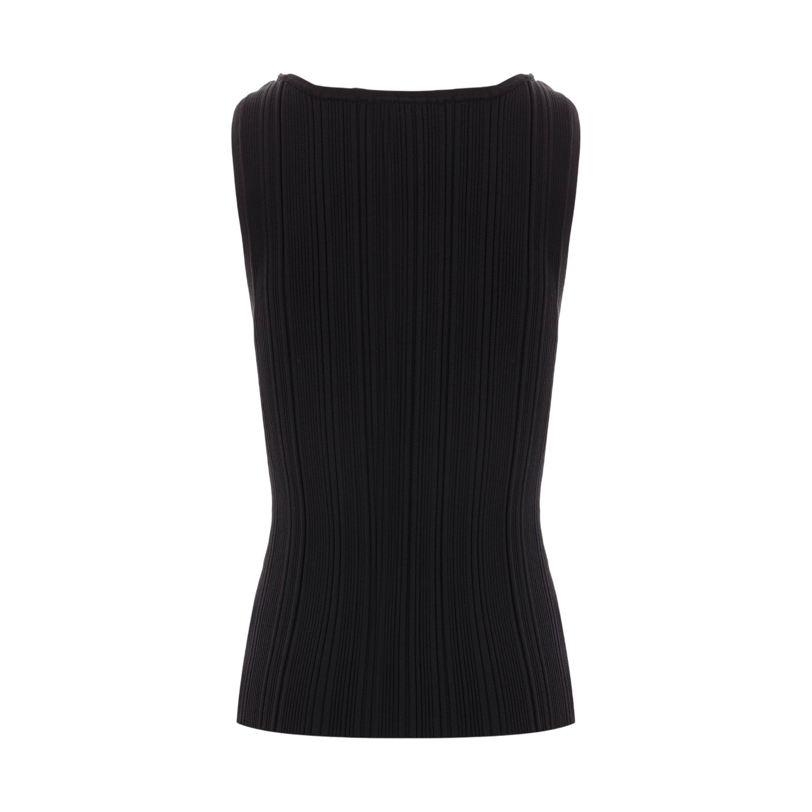 Ribbed Knit Sleeveless Top-SELF-PORTRAIT-JOHN JULIA