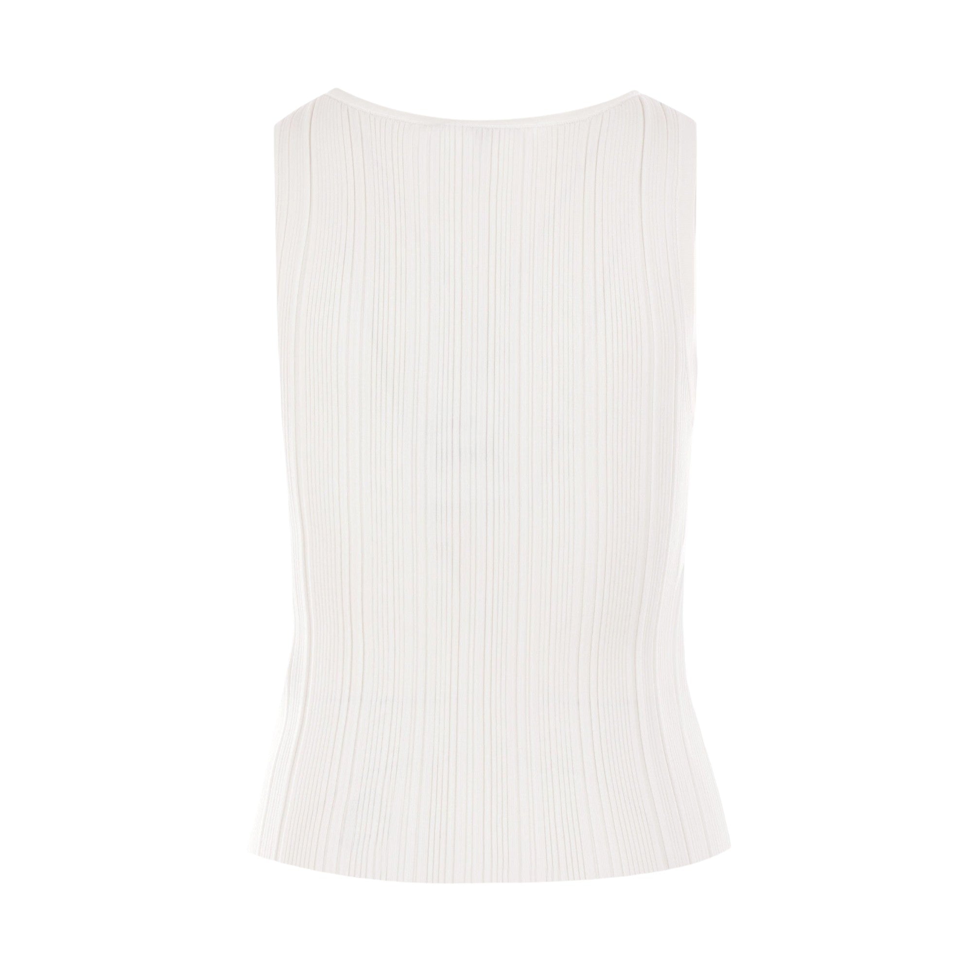 Ribbed Knit Sleeveless Top-SELF-PORTRAIT-JOHN JULIA