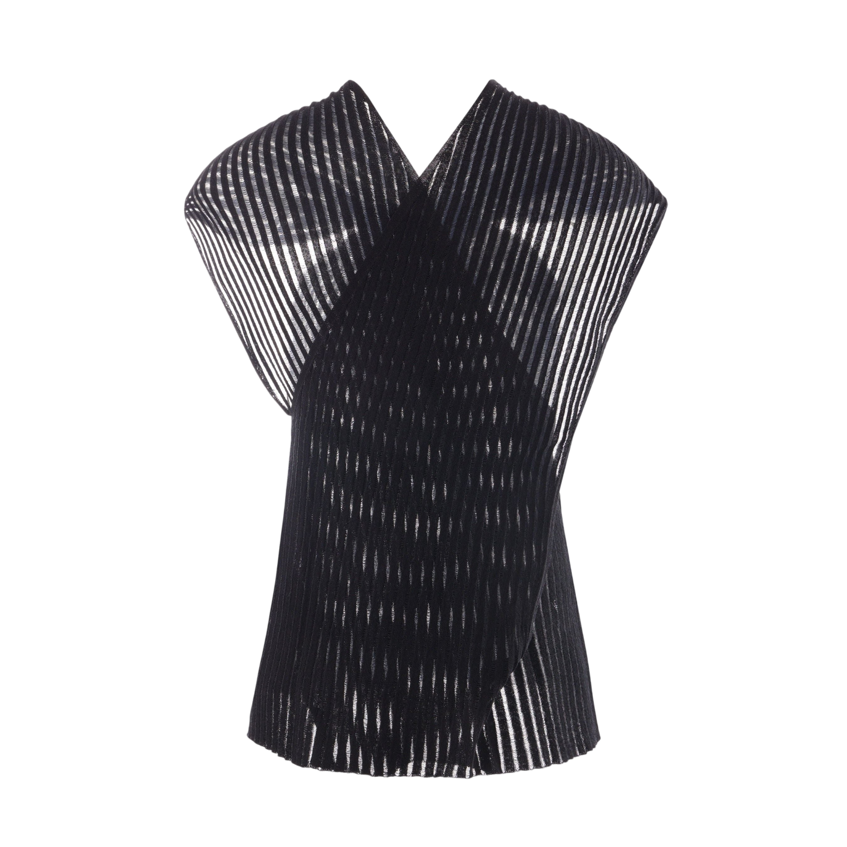 Ribbed Knit Top-SAINT LAURENT-JOHN JULIA