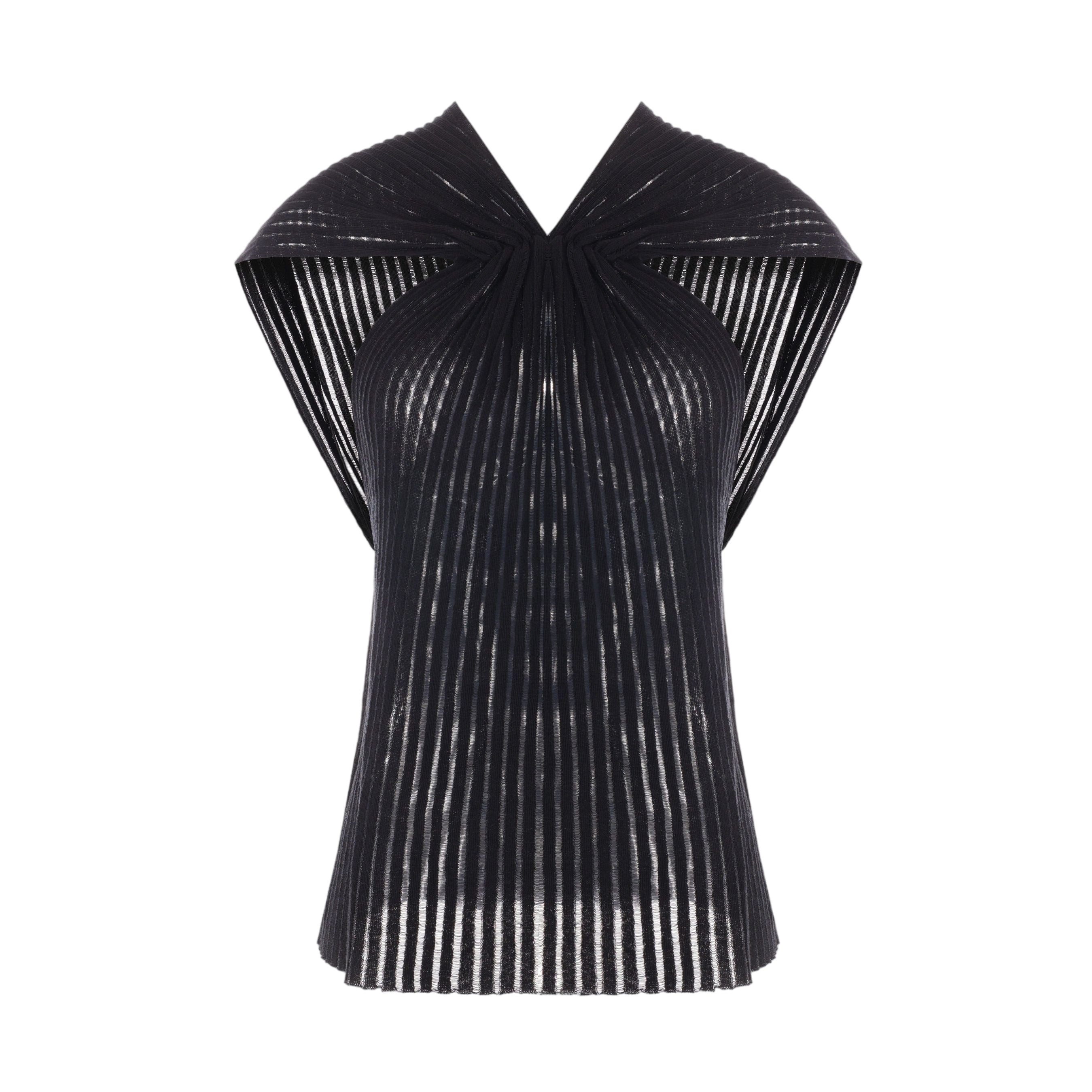 Ribbed Knit Top-SAINT LAURENT-JOHN JULIA