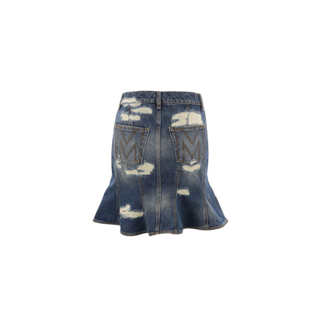 Rip And Repair Fluted Mini Skirt-MARC JACOBS-JOHN JULIA