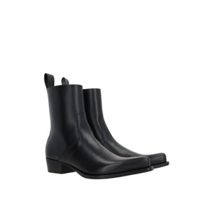 Ripley Smooth Leather Ankle Boots-BOTTEGA VENETA-JOHN JULIA