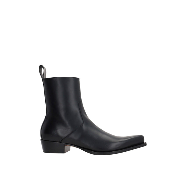 Ripley Smooth Leather Ankle Boots-BOTTEGA VENETA-JOHN JULIA