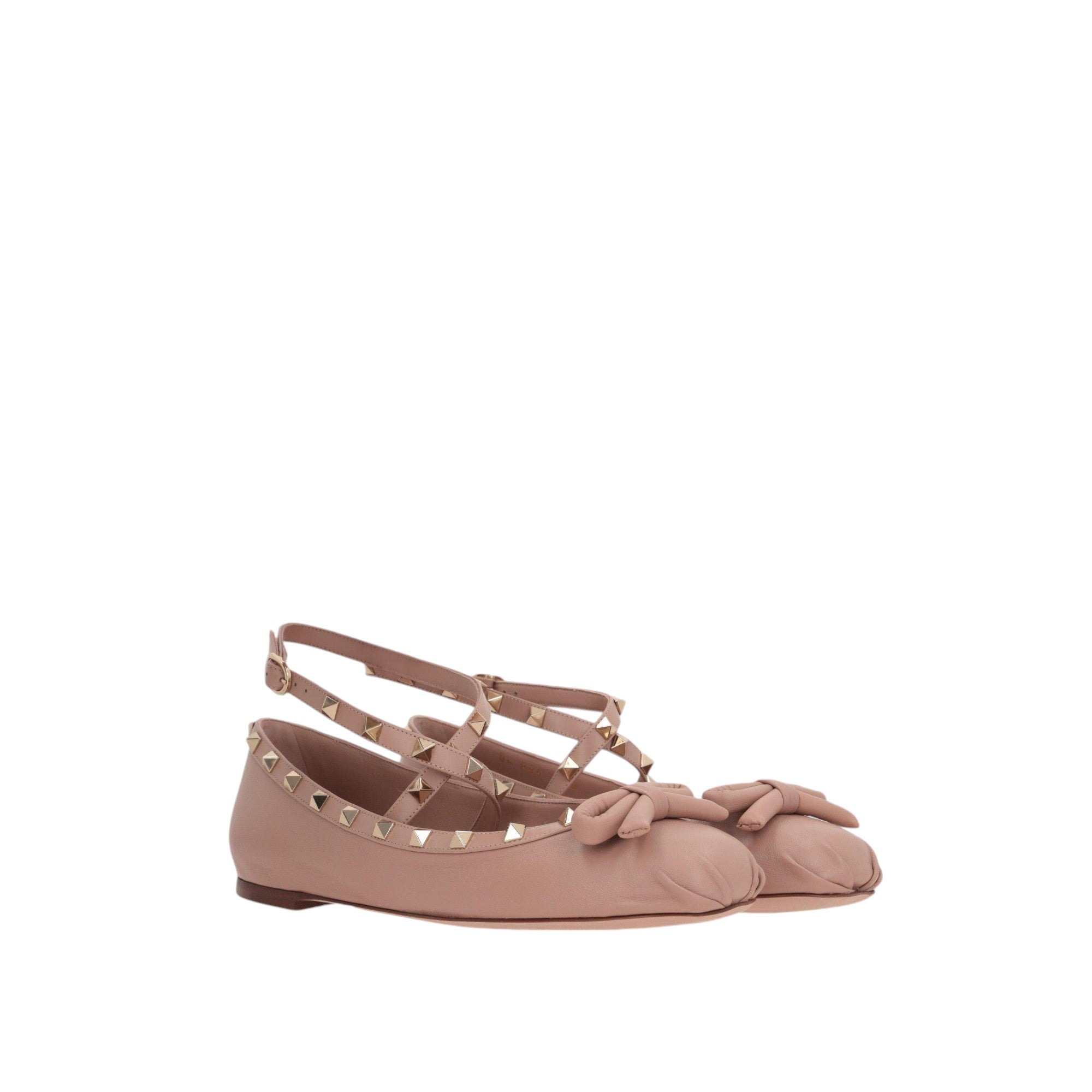 Rockstud Nappa Ballerinas-VALENTINO GARAVANI-JOHN JULIA