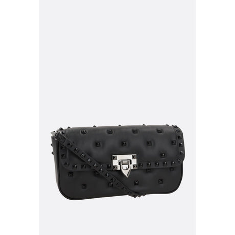 Rockstud Nappa Shoulder Bag-VALENTINO GARAVANI-JOHN JULIA