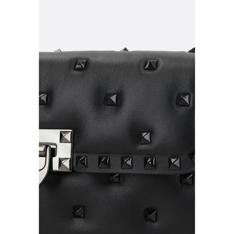 Rockstud Nappa Shoulder Bag-VALENTINO GARAVANI-JOHN JULIA