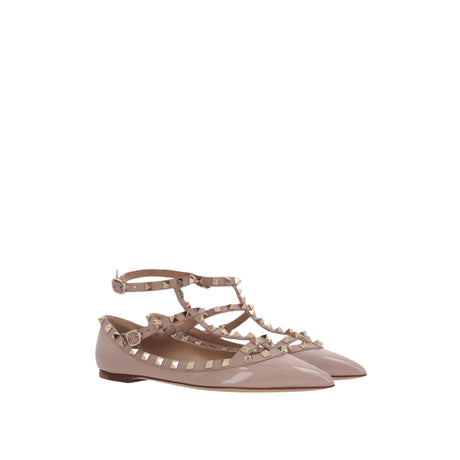 Rockstud Patent Leather Ballerinas-VALENTINO GARAVANI-JOHN JULIA