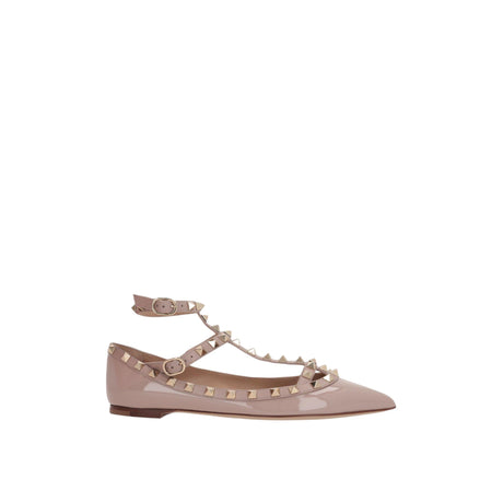 Rockstud Patent Leather Ballerinas-VALENTINO GARAVANI-JOHN JULIA