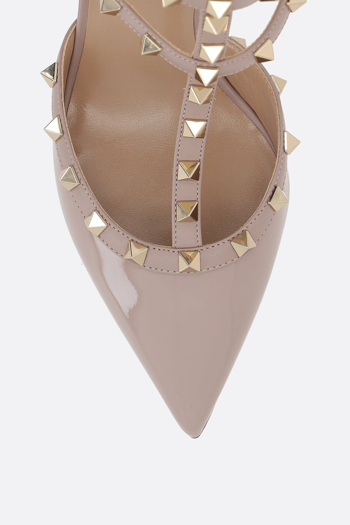 Rockstud Patent Leather Slingbacks-VALENTINO GARAVANI-JOHN JULIA