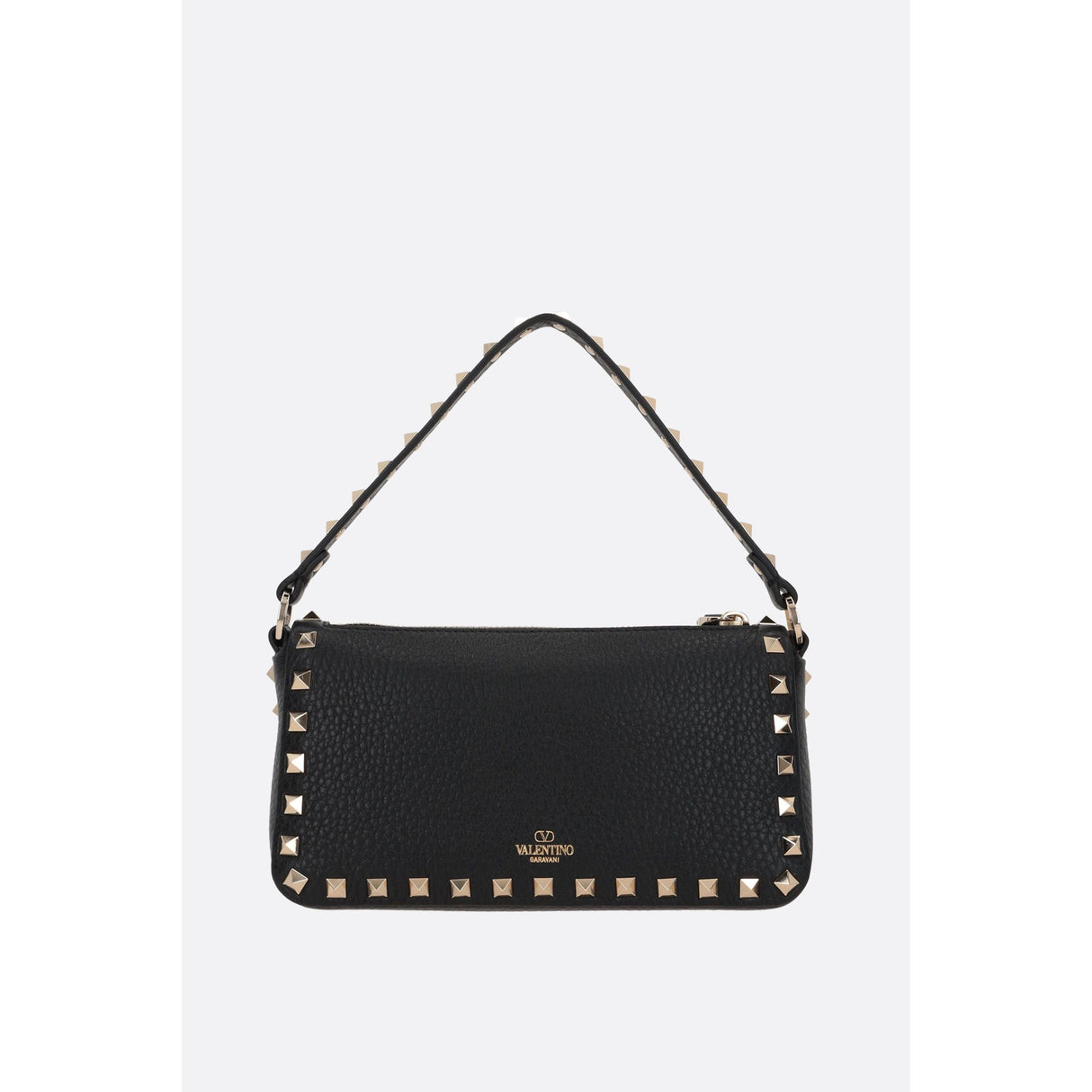 Rockstud Small Grainy Leather Shoulder Bag-VALENTINO GARAVANI-JOHN JULIA