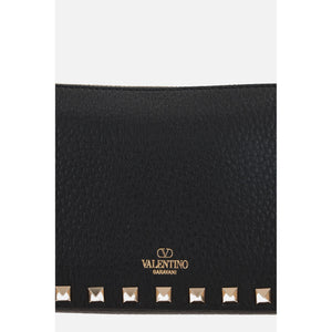 Rockstud Small Grainy Leather Shoulder Bag-VALENTINO GARAVANI-JOHN JULIA