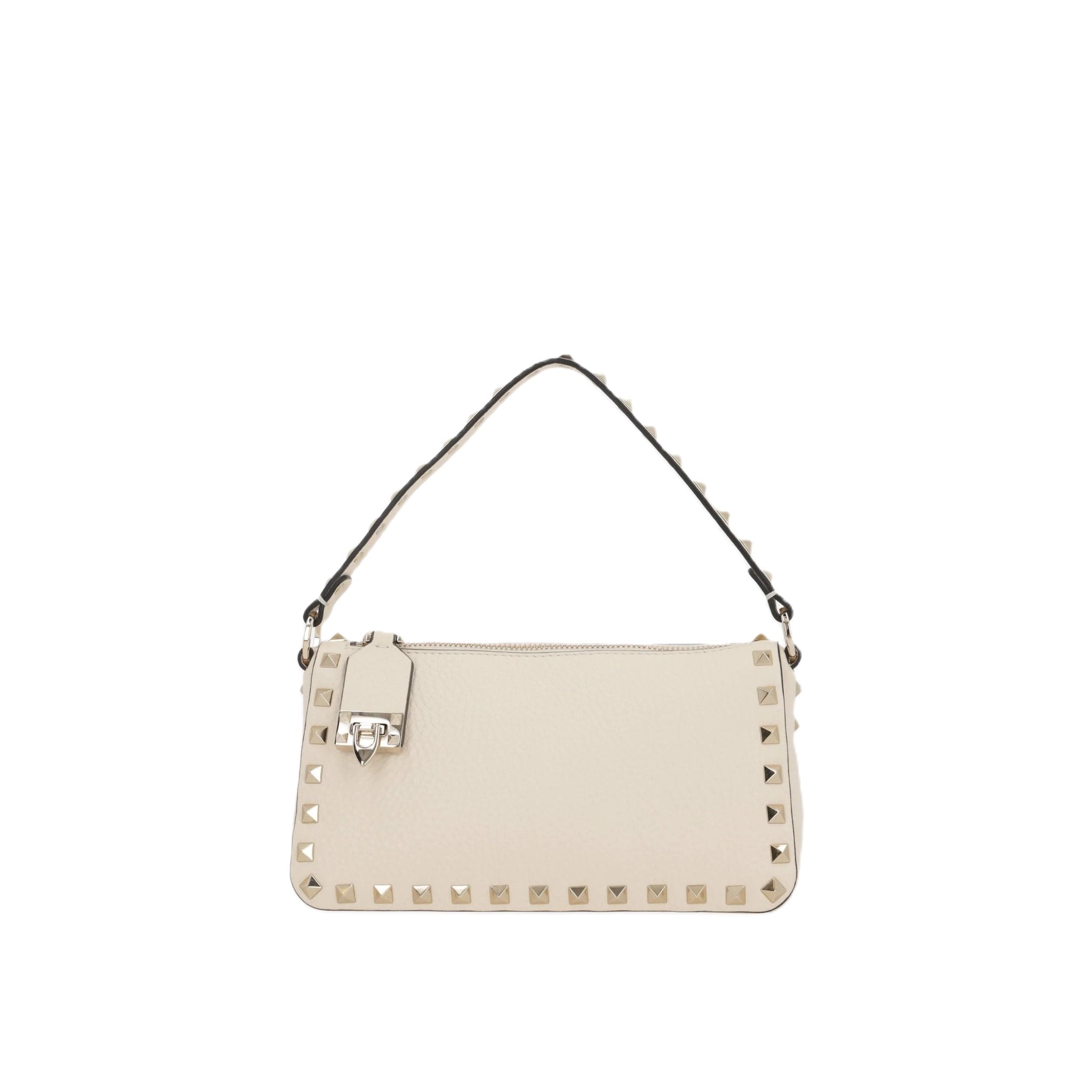 Rockstud Small Grainy Leather Shoulder Bag-VALENTINO GARAVANI-JOHN JULIA