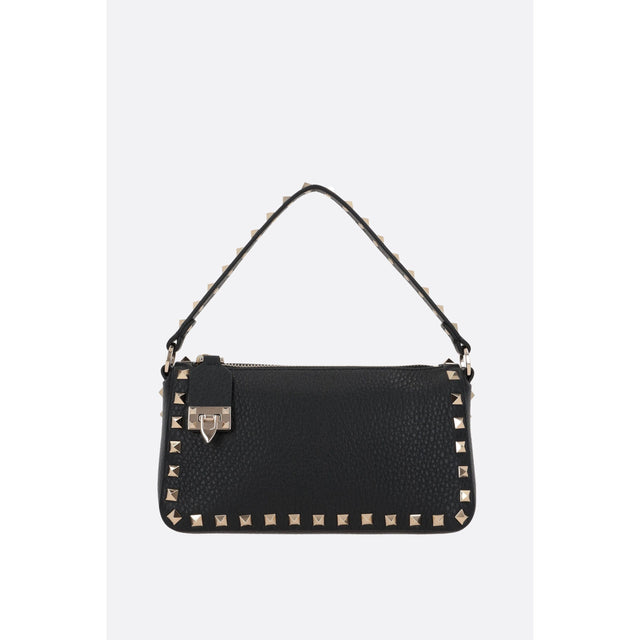 Rockstud Small Grainy Leather Shoulder Bag-VALENTINO GARAVANI-JOHN JULIA