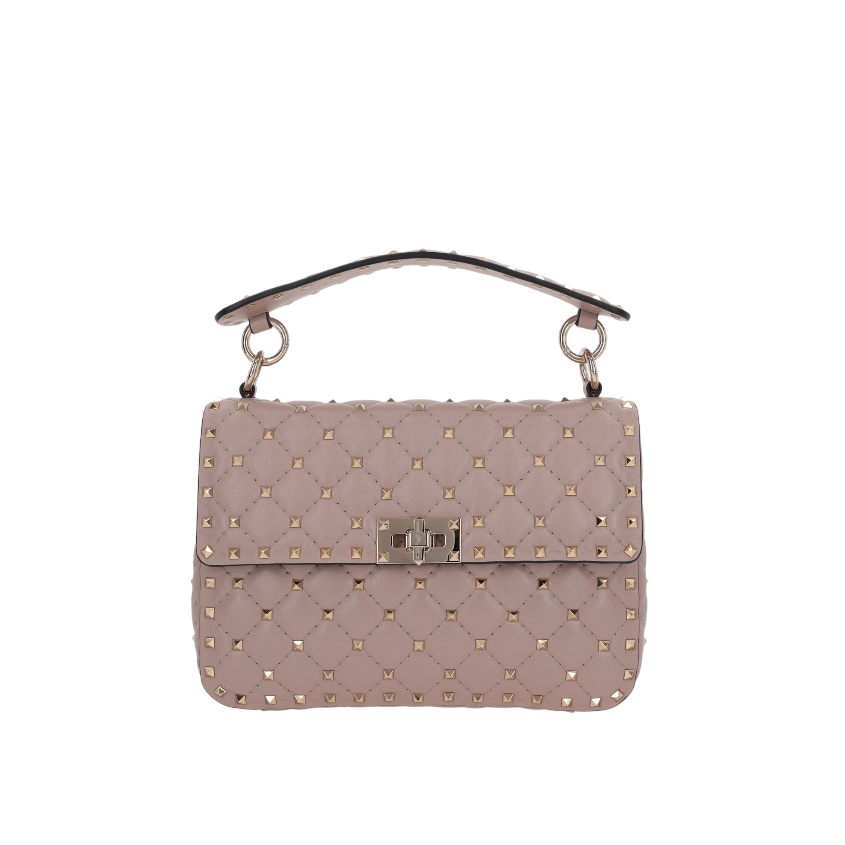 Rockstud Spike Medium Quilted Nappa Crossbody Bag-VALENTINO GARAVANI-JOHN JULIA