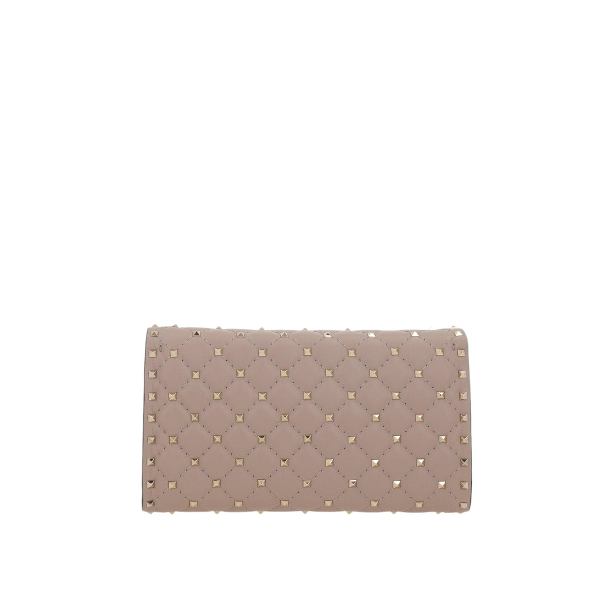 Rockstud Spike Quilted Nappa Chain Clutch-VALENTINO GARAVANI-JOHN JULIA