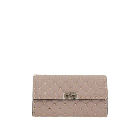 Rockstud Spike Quilted Nappa Chain Clutch-VALENTINO GARAVANI-JOHN JULIA