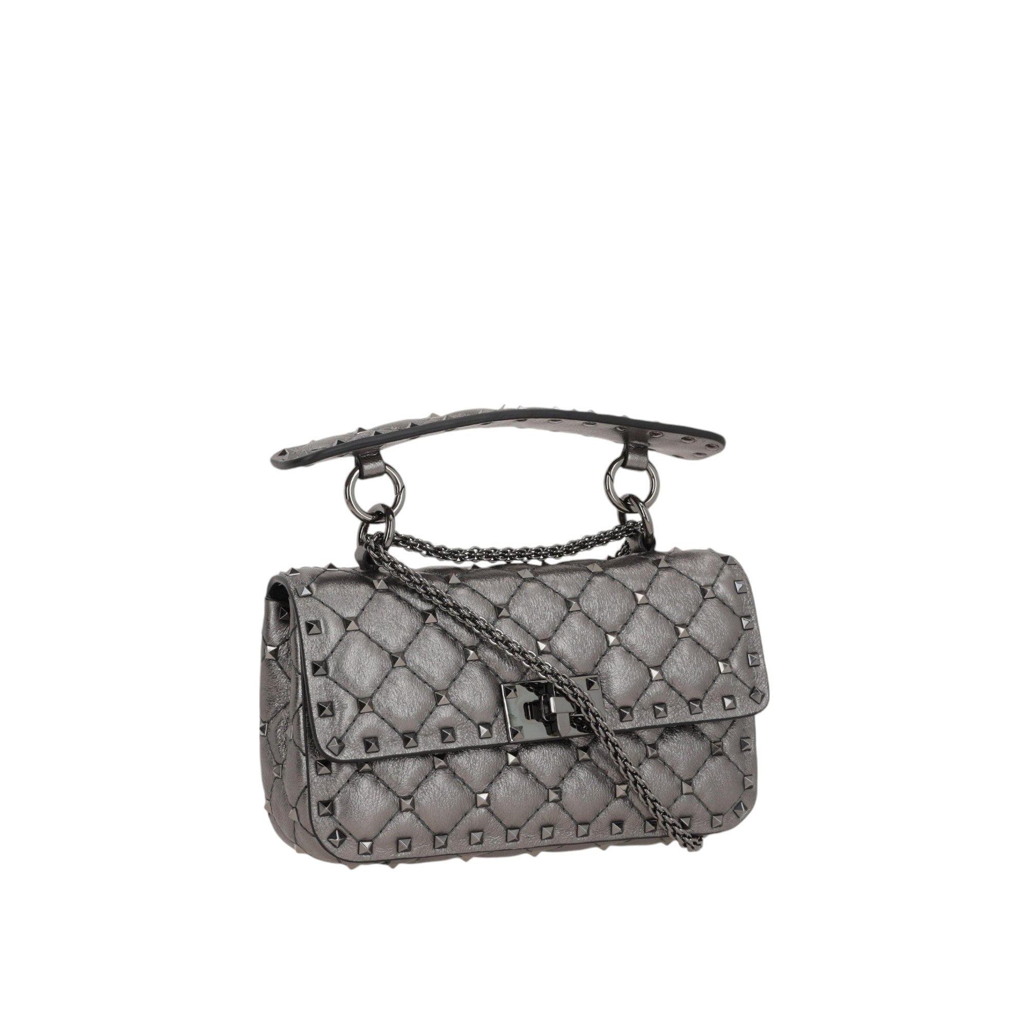 Rockstud Spike Quilted Nappa Crossbody Bag-VALENTINO GARAVANI-JOHN JULIA