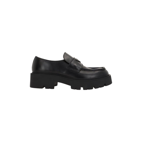 Rois Brushed Leather Loafers-PRADA-JOHN JULIA