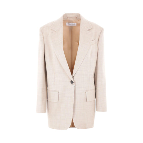 Rosi Single-breasted Wool Jacket-MAX MARA-JOHN JULIA