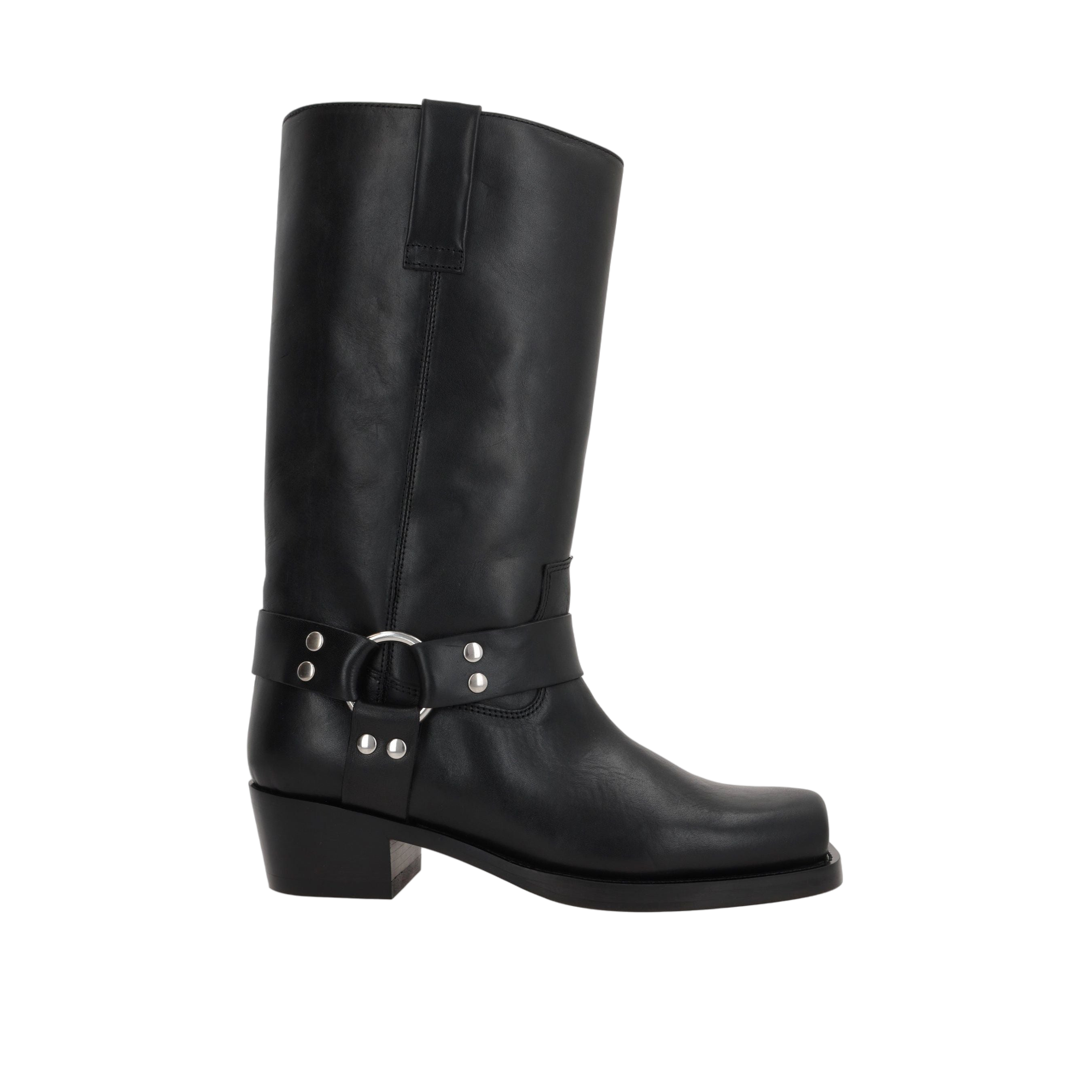 Roxy Smooth Leather Western Boots-PARIS TEXAS-JOHN JULIA