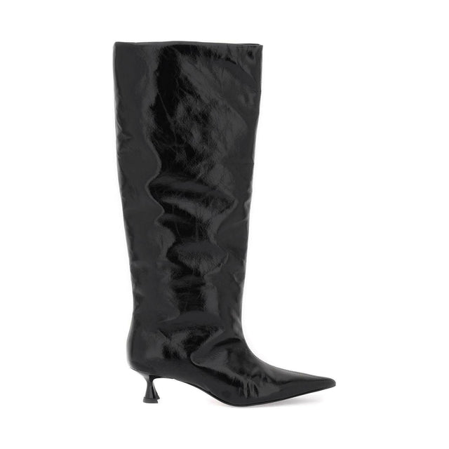 Soft Slouchy Knee-High Shaft Boots.