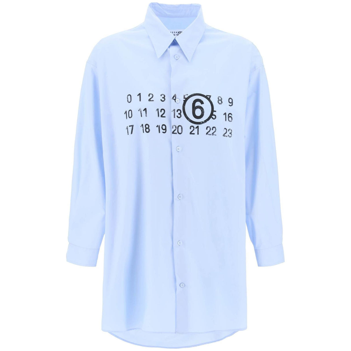 Numeric Logo Poplin Shirt Dress